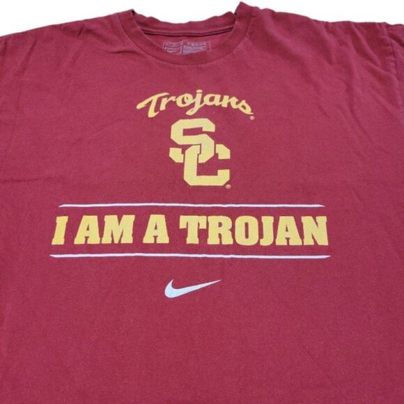 Nike Shirt Size Large Nike Team USC Trojans Graphic Print Graphic Tee "We Are SC - Picture 4 of 8